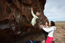 Bouldering in Hueco Tanks on 02/17/2020 with Blue Lizard Climbing and Yoga

Filename: SRM_20200217_1443480.jpg
Aperture: f/9.0
Shutter Speed: 1/400
Body: Canon EOS-1D Mark II
Lens: Canon EF 16-35mm f/2.8 L