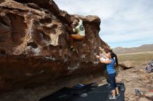 Bouldering in Hueco Tanks on 02/17/2020 with Blue Lizard Climbing and Yoga

Filename: SRM_20200217_1444000.jpg
Aperture: f/9.0
Shutter Speed: 1/400
Body: Canon EOS-1D Mark II
Lens: Canon EF 16-35mm f/2.8 L