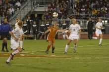 Caitlin Kennedy, #7.  The lady longhorns beat Texas A&M 1-0 in soccer Friday night.

Filename: SRM_20061027_2041442.jpg
Aperture: f/4.0
Shutter Speed: 1/800
Body: Canon EOS 20D
Lens: Canon EF 80-200mm f/2.8 L