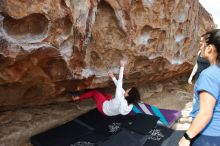 Bouldering in Hueco Tanks on 02/17/2020 with Blue Lizard Climbing and Yoga

Filename: SRM_20200217_1448350.jpg
Aperture: f/5.6
Shutter Speed: 1/320
Body: Canon EOS-1D Mark II
Lens: Canon EF 16-35mm f/2.8 L