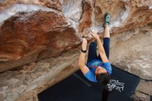 Bouldering in Hueco Tanks on 02/17/2020 with Blue Lizard Climbing and Yoga

Filename: SRM_20200217_1454440.jpg
Aperture: f/4.5
Shutter Speed: 1/320
Body: Canon EOS-1D Mark II
Lens: Canon EF 16-35mm f/2.8 L