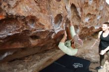 Bouldering in Hueco Tanks on 02/17/2020 with Blue Lizard Climbing and Yoga

Filename: SRM_20200217_1455130.jpg
Aperture: f/5.6
Shutter Speed: 1/320
Body: Canon EOS-1D Mark II
Lens: Canon EF 16-35mm f/2.8 L