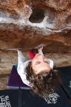 Bouldering in Hueco Tanks on 02/17/2020 with Blue Lizard Climbing and Yoga

Filename: SRM_20200217_1458000.jpg
Aperture: f/5.0
Shutter Speed: 1/320
Body: Canon EOS-1D Mark II
Lens: Canon EF 16-35mm f/2.8 L