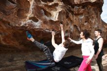 Bouldering in Hueco Tanks on 02/17/2020 with Blue Lizard Climbing and Yoga

Filename: SRM_20200217_1458570.jpg
Aperture: f/8.0
Shutter Speed: 1/320
Body: Canon EOS-1D Mark II
Lens: Canon EF 16-35mm f/2.8 L