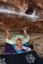 Bouldering in Hueco Tanks on 02/17/2020 with Blue Lizard Climbing and Yoga

Filename: SRM_20200217_1500280.jpg
Aperture: f/5.6
Shutter Speed: 1/320
Body: Canon EOS-1D Mark II
Lens: Canon EF 16-35mm f/2.8 L