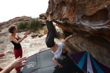 Bouldering in Hueco Tanks on 02/17/2020 with Blue Lizard Climbing and Yoga

Filename: SRM_20200217_1505190.jpg
Aperture: f/8.0
Shutter Speed: 1/320
Body: Canon EOS-1D Mark II
Lens: Canon EF 16-35mm f/2.8 L