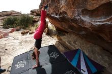 Bouldering in Hueco Tanks on 02/17/2020 with Blue Lizard Climbing and Yoga

Filename: SRM_20200217_1506220.jpg
Aperture: f/8.0
Shutter Speed: 1/320
Body: Canon EOS-1D Mark II
Lens: Canon EF 16-35mm f/2.8 L