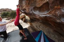 Bouldering in Hueco Tanks on 02/17/2020 with Blue Lizard Climbing and Yoga

Filename: SRM_20200217_1506570.jpg
Aperture: f/7.1
Shutter Speed: 1/320
Body: Canon EOS-1D Mark II
Lens: Canon EF 16-35mm f/2.8 L