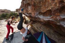 Bouldering in Hueco Tanks on 02/17/2020 with Blue Lizard Climbing and Yoga

Filename: SRM_20200217_1508040.jpg
Aperture: f/7.1
Shutter Speed: 1/320
Body: Canon EOS-1D Mark II
Lens: Canon EF 16-35mm f/2.8 L