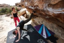 Bouldering in Hueco Tanks on 02/17/2020 with Blue Lizard Climbing and Yoga

Filename: SRM_20200217_1509220.jpg
Aperture: f/5.6
Shutter Speed: 1/320
Body: Canon EOS-1D Mark II
Lens: Canon EF 16-35mm f/2.8 L