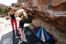 Bouldering in Hueco Tanks on 02/17/2020 with Blue Lizard Climbing and Yoga

Filename: SRM_20200217_1509320.jpg
Aperture: f/5.6
Shutter Speed: 1/320
Body: Canon EOS-1D Mark II
Lens: Canon EF 16-35mm f/2.8 L