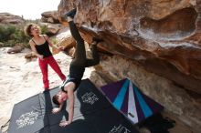 Bouldering in Hueco Tanks on 02/17/2020 with Blue Lizard Climbing and Yoga

Filename: SRM_20200217_1509350.jpg
Aperture: f/6.3
Shutter Speed: 1/320
Body: Canon EOS-1D Mark II
Lens: Canon EF 16-35mm f/2.8 L