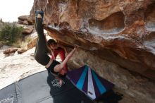 Bouldering in Hueco Tanks on 02/17/2020 with Blue Lizard Climbing and Yoga

Filename: SRM_20200217_1509570.jpg
Aperture: f/6.3
Shutter Speed: 1/320
Body: Canon EOS-1D Mark II
Lens: Canon EF 16-35mm f/2.8 L