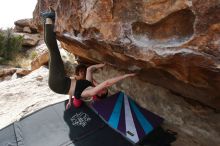 Bouldering in Hueco Tanks on 02/17/2020 with Blue Lizard Climbing and Yoga

Filename: SRM_20200217_1510050.jpg
Aperture: f/6.3
Shutter Speed: 1/320
Body: Canon EOS-1D Mark II
Lens: Canon EF 16-35mm f/2.8 L