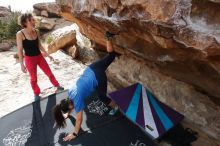 Bouldering in Hueco Tanks on 02/17/2020 with Blue Lizard Climbing and Yoga

Filename: SRM_20200217_1510510.jpg
Aperture: f/6.3
Shutter Speed: 1/320
Body: Canon EOS-1D Mark II
Lens: Canon EF 16-35mm f/2.8 L