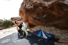 Bouldering in Hueco Tanks on 02/17/2020 with Blue Lizard Climbing and Yoga

Filename: SRM_20200217_1512290.jpg
Aperture: f/5.6
Shutter Speed: 1/320
Body: Canon EOS-1D Mark II
Lens: Canon EF 16-35mm f/2.8 L