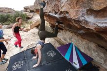 Bouldering in Hueco Tanks on 02/17/2020 with Blue Lizard Climbing and Yoga

Filename: SRM_20200217_1514330.jpg
Aperture: f/4.5
Shutter Speed: 1/320
Body: Canon EOS-1D Mark II
Lens: Canon EF 16-35mm f/2.8 L