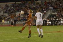 Kelsey Carpenter, #13.  The lady longhorns beat Texas A&M 1-0 in soccer Friday night.

Filename: SRM_20061027_2052106.jpg
Aperture: f/4.0
Shutter Speed: 1/800
Body: Canon EOS 20D
Lens: Canon EF 80-200mm f/2.8 L