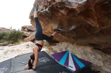 Bouldering in Hueco Tanks on 02/17/2020 with Blue Lizard Climbing and Yoga

Filename: SRM_20200217_1515550.jpg
Aperture: f/5.0
Shutter Speed: 1/320
Body: Canon EOS-1D Mark II
Lens: Canon EF 16-35mm f/2.8 L