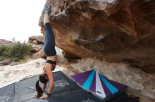 Bouldering in Hueco Tanks on 02/17/2020 with Blue Lizard Climbing and Yoga

Filename: SRM_20200217_1515580.jpg
Aperture: f/5.0
Shutter Speed: 1/320
Body: Canon EOS-1D Mark II
Lens: Canon EF 16-35mm f/2.8 L