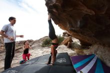 Bouldering in Hueco Tanks on 02/17/2020 with Blue Lizard Climbing and Yoga

Filename: SRM_20200217_1516080.jpg
Aperture: f/6.3
Shutter Speed: 1/320
Body: Canon EOS-1D Mark II
Lens: Canon EF 16-35mm f/2.8 L