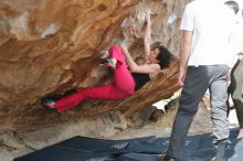 Bouldering in Hueco Tanks on 02/17/2020 with Blue Lizard Climbing and Yoga

Filename: SRM_20200217_1519480.jpg
Aperture: f/3.2
Shutter Speed: 1/400
Body: Canon EOS-1D Mark II
Lens: Canon EF 50mm f/1.8 II