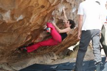 Bouldering in Hueco Tanks on 02/17/2020 with Blue Lizard Climbing and Yoga

Filename: SRM_20200217_1519500.jpg
Aperture: f/3.2
Shutter Speed: 1/400
Body: Canon EOS-1D Mark II
Lens: Canon EF 50mm f/1.8 II