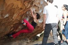 Bouldering in Hueco Tanks on 02/17/2020 with Blue Lizard Climbing and Yoga

Filename: SRM_20200217_1519520.jpg
Aperture: f/3.5
Shutter Speed: 1/400
Body: Canon EOS-1D Mark II
Lens: Canon EF 50mm f/1.8 II