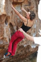 Bouldering in Hueco Tanks on 02/17/2020 with Blue Lizard Climbing and Yoga

Filename: SRM_20200217_1520110.jpg
Aperture: f/3.5
Shutter Speed: 1/400
Body: Canon EOS-1D Mark II
Lens: Canon EF 50mm f/1.8 II