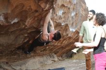 Bouldering in Hueco Tanks on 02/17/2020 with Blue Lizard Climbing and Yoga

Filename: SRM_20200217_1524340.jpg
Aperture: f/4.5
Shutter Speed: 1/400
Body: Canon EOS-1D Mark II
Lens: Canon EF 50mm f/1.8 II