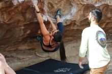 Bouldering in Hueco Tanks on 02/17/2020 with Blue Lizard Climbing and Yoga

Filename: SRM_20200217_1526280.jpg
Aperture: f/4.0
Shutter Speed: 1/400
Body: Canon EOS-1D Mark II
Lens: Canon EF 50mm f/1.8 II