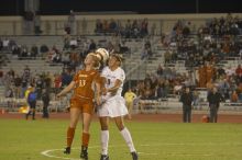 Kelsey Carpenter, #13.  The lady longhorns beat Texas A&M 1-0 in soccer Friday night.

Filename: SRM_20061027_2055086.jpg
Aperture: f/3.5
Shutter Speed: 1/800
Body: Canon EOS 20D
Lens: Canon EF 80-200mm f/2.8 L