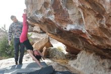 Bouldering in Hueco Tanks on 02/17/2020 with Blue Lizard Climbing and Yoga

Filename: SRM_20200217_1531250.jpg
Aperture: f/5.0
Shutter Speed: 1/250
Body: Canon EOS-1D Mark II
Lens: Canon EF 50mm f/1.8 II