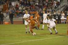 Carrie Schmit, #3.  The lady longhorns beat Texas A&M 1-0 in soccer Friday night.

Filename: SRM_20061027_2055247.jpg
Aperture: f/3.5
Shutter Speed: 1/800
Body: Canon EOS 20D
Lens: Canon EF 80-200mm f/2.8 L