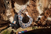 Bouldering in Hueco Tanks on 02/17/2020 with Blue Lizard Climbing and Yoga

Filename: SRM_20200217_1610090.jpg
Aperture: f/9.0
Shutter Speed: 1/500
Body: Canon EOS-1D Mark II
Lens: Canon EF 16-35mm f/2.8 L