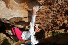 Bouldering in Hueco Tanks on 02/17/2020 with Blue Lizard Climbing and Yoga

Filename: SRM_20200217_1616450.jpg
Aperture: f/9.0
Shutter Speed: 1/500
Body: Canon EOS-1D Mark II
Lens: Canon EF 16-35mm f/2.8 L