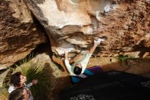 Bouldering in Hueco Tanks on 02/17/2020 with Blue Lizard Climbing and Yoga

Filename: SRM_20200217_1617490.jpg
Aperture: f/5.0
Shutter Speed: 1/500
Body: Canon EOS-1D Mark II
Lens: Canon EF 16-35mm f/2.8 L