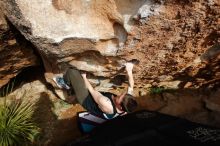 Bouldering in Hueco Tanks on 02/17/2020 with Blue Lizard Climbing and Yoga

Filename: SRM_20200217_1621250.jpg
Aperture: f/5.6
Shutter Speed: 1/500
Body: Canon EOS-1D Mark II
Lens: Canon EF 16-35mm f/2.8 L