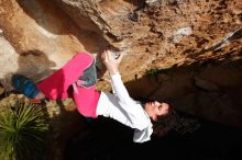 Bouldering in Hueco Tanks on 02/17/2020 with Blue Lizard Climbing and Yoga

Filename: SRM_20200217_1622170.jpg
Aperture: f/7.1
Shutter Speed: 1/500
Body: Canon EOS-1D Mark II
Lens: Canon EF 16-35mm f/2.8 L