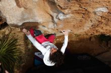 Bouldering in Hueco Tanks on 02/17/2020 with Blue Lizard Climbing and Yoga

Filename: SRM_20200217_1627370.jpg
Aperture: f/5.0
Shutter Speed: 1/500
Body: Canon EOS-1D Mark II
Lens: Canon EF 16-35mm f/2.8 L