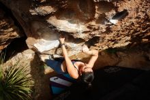 Bouldering in Hueco Tanks on 02/17/2020 with Blue Lizard Climbing and Yoga

Filename: SRM_20200217_1629130.jpg
Aperture: f/6.3
Shutter Speed: 1/320
Body: Canon EOS-1D Mark II
Lens: Canon EF 16-35mm f/2.8 L