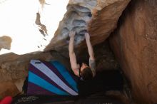 Bouldering in Hueco Tanks on 02/17/2020 with Blue Lizard Climbing and Yoga

Filename: SRM_20200217_1634270.jpg
Aperture: f/4.5
Shutter Speed: 1/320
Body: Canon EOS-1D Mark II
Lens: Canon EF 16-35mm f/2.8 L