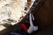 Bouldering in Hueco Tanks on 02/17/2020 with Blue Lizard Climbing and Yoga

Filename: SRM_20200217_1635580.jpg
Aperture: f/6.3
Shutter Speed: 1/320
Body: Canon EOS-1D Mark II
Lens: Canon EF 16-35mm f/2.8 L