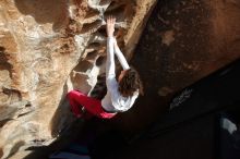 Bouldering in Hueco Tanks on 02/17/2020 with Blue Lizard Climbing and Yoga

Filename: SRM_20200217_1636320.jpg
Aperture: f/7.1
Shutter Speed: 1/320
Body: Canon EOS-1D Mark II
Lens: Canon EF 16-35mm f/2.8 L