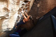 Bouldering in Hueco Tanks on 02/17/2020 with Blue Lizard Climbing and Yoga

Filename: SRM_20200217_1638270.jpg
Aperture: f/5.0
Shutter Speed: 1/250
Body: Canon EOS-1D Mark II
Lens: Canon EF 16-35mm f/2.8 L