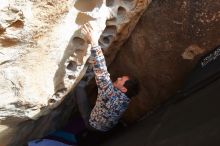 Bouldering in Hueco Tanks on 02/17/2020 with Blue Lizard Climbing and Yoga

Filename: SRM_20200217_1639161.jpg
Aperture: f/5.6
Shutter Speed: 1/250
Body: Canon EOS-1D Mark II
Lens: Canon EF 16-35mm f/2.8 L