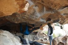 Bouldering in Hueco Tanks on 02/21/2020 with Blue Lizard Climbing and Yoga

Filename: SRM_20200221_1028190.jpg
Aperture: f/2.8
Shutter Speed: 1/320
Body: Canon EOS-1D Mark II
Lens: Canon EF 50mm f/1.8 II