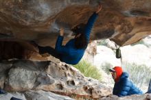 Bouldering in Hueco Tanks on 02/21/2020 with Blue Lizard Climbing and Yoga

Filename: SRM_20200221_1028540.jpg
Aperture: f/4.5
Shutter Speed: 1/250
Body: Canon EOS-1D Mark II
Lens: Canon EF 50mm f/1.8 II