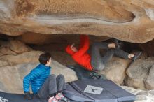 Bouldering in Hueco Tanks on 02/21/2020 with Blue Lizard Climbing and Yoga

Filename: SRM_20200221_1035400.jpg
Aperture: f/3.5
Shutter Speed: 1/250
Body: Canon EOS-1D Mark II
Lens: Canon EF 50mm f/1.8 II