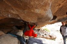 Bouldering in Hueco Tanks on 02/21/2020 with Blue Lizard Climbing and Yoga

Filename: SRM_20200221_1108300.jpg
Aperture: f/4.5
Shutter Speed: 1/250
Body: Canon EOS-1D Mark II
Lens: Canon EF 16-35mm f/2.8 L